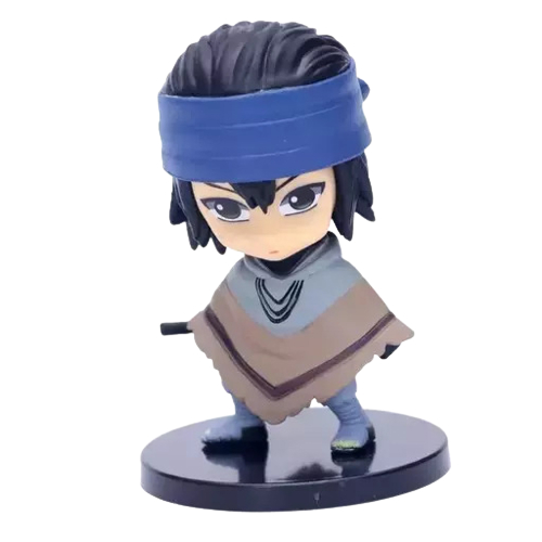Sasuke action figure Sasuke Rubber Mini action figure, character from Naruto anime series - Front side